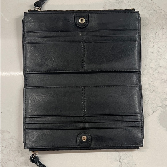 Kate Spade Black Pebbled Leather Wallet - Picture 2 of 7